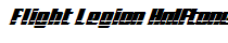 Flight Legion Halftone Italic